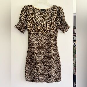 Majorelle Leopard Print Women's Dress